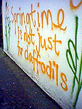 Retarted Graffiti - I mean, there's graffiti, and there's utter shite like this.